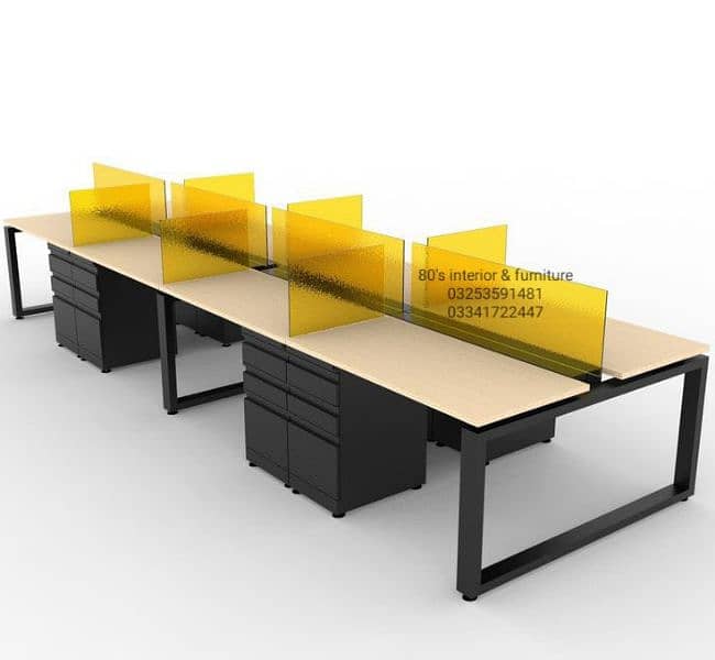 office workstation table/cubical/counter/partition/chair/032,5,3591481 4