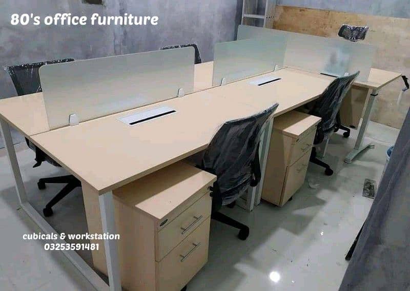 office workstation table/cubical/counter/partition/chair/032,5,3591481 13