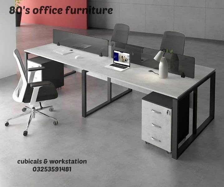 office workstation table/cubical/counter/partition/chair/032,5,3591481 14