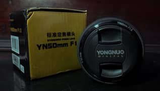 YONGNUO 50mm WITH BOX
