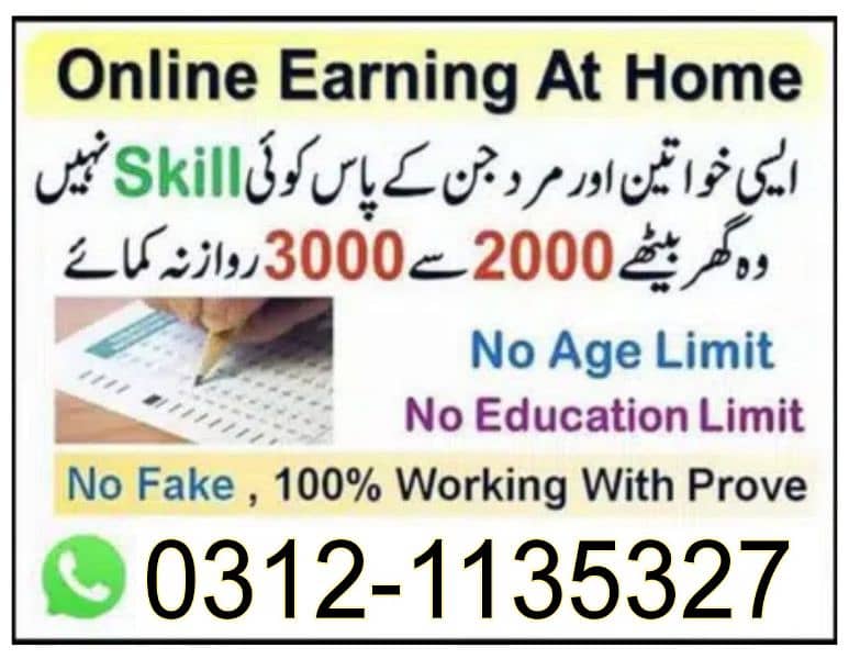 Online job available, Typing/Assignment/Data Entry/Ad posting etc 2