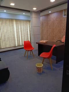 1000 sqft office space available for rent at tariq road.