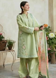 embroidered lawn dress