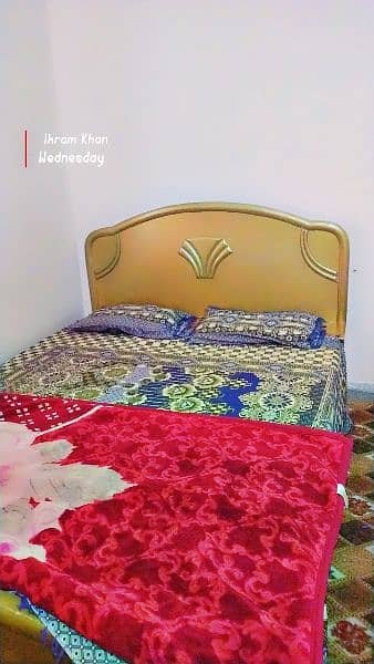 Double bed   with mattress in good condition 0