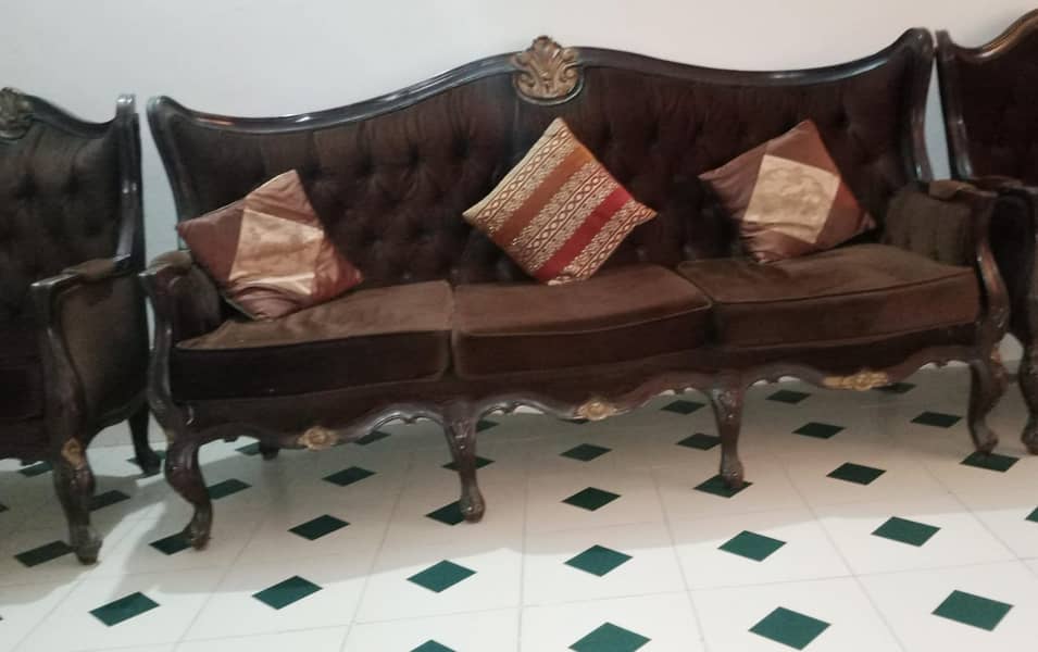 Wooden Sofa set 2