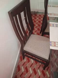 6 chairs with dining table