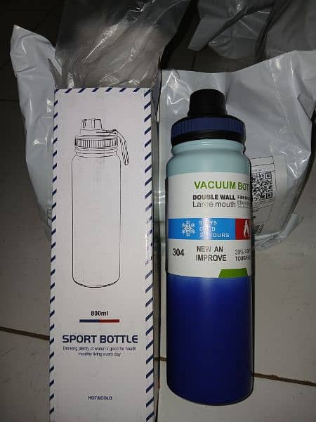 Stainless steel Quality 800ML Vaccum flask water bottle 2