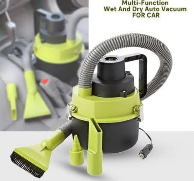 12v Car Vacuum Cleaner Heavy Duty Multifunctin Wet And Dry Vacuum Clnr 4