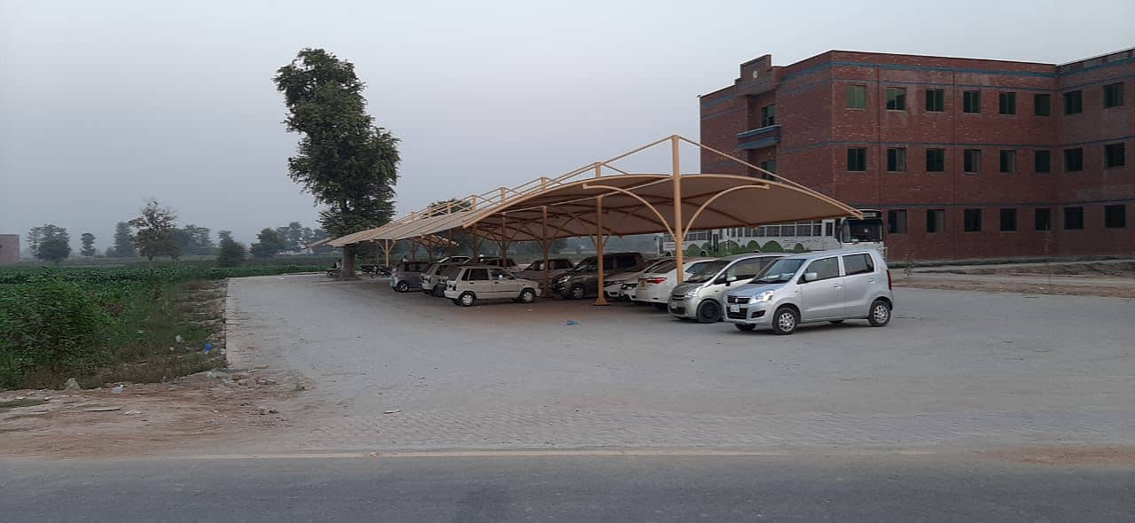 car shade/car parking shades/car tensile shades/car porch shade / shed 14