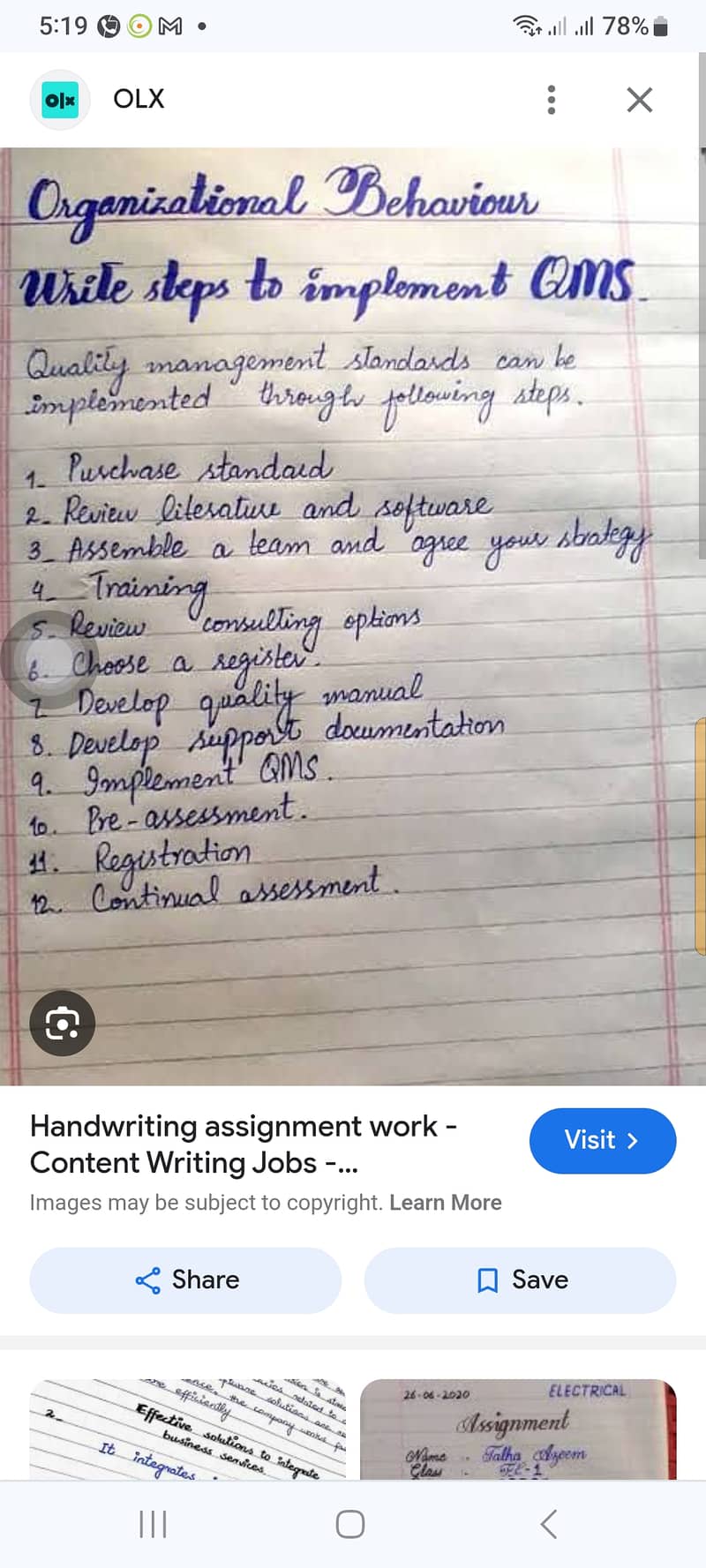 Handwriting Assignment work 19