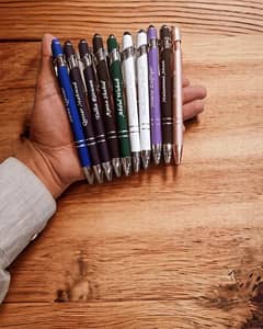 Beautiful Metallic Pens with Custom lazer printing
