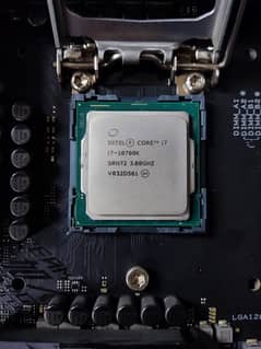 CORE I7 10700k is with asus strix z590 e gaming