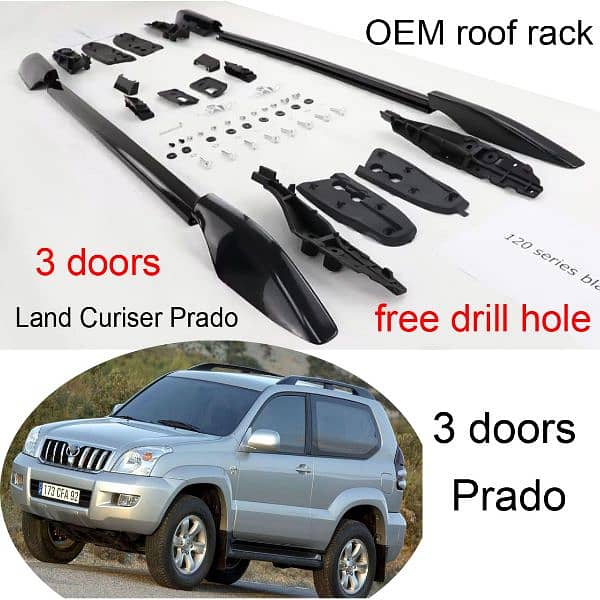 Roof Rack Road nd Cover Toyota 4runner Surf Prado Zx Landcruiser Avail 14