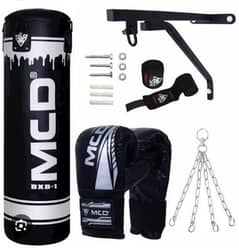 MCD Boxing bag and gloves