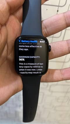Apple watch series 7 44mm 96% health