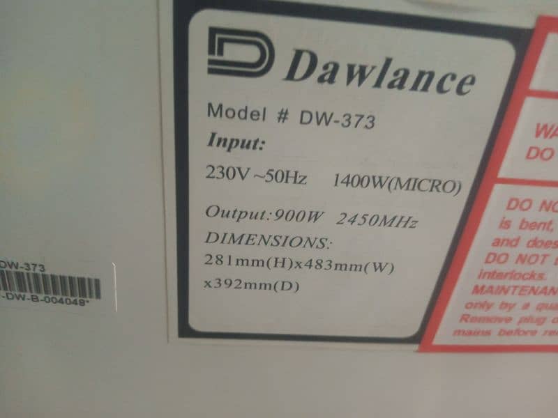New Dawlance full size oven for Sale 6