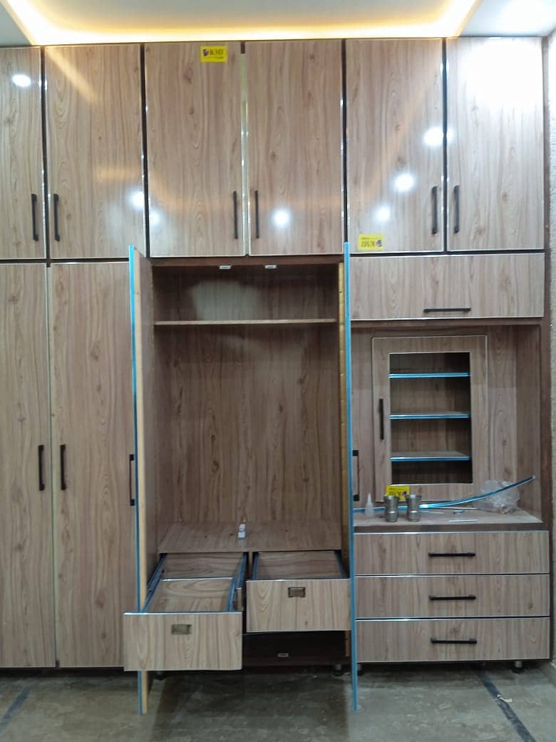 Wood Works, Carpenters Cupboard, Wardrobe, Kitchen Cabinet, Media Wall 8