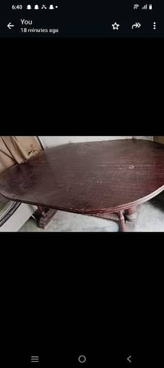 Dining Table Only. Good Condition