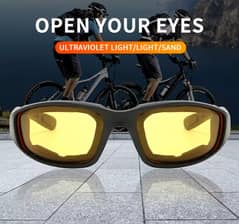 Day and Night Motorcycle Glasses – UV Protection, Wind & Dust proof