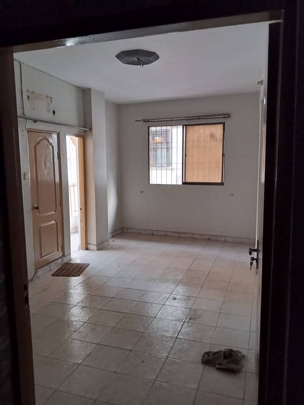 For Sale 2 Bed 1 Drawing 1 Lounge 1050 Sq Fit 3rd Floor Corner Flat Both Side Windows Both Side Gallery West Ppen Car Carking/Security Guard on Gate no Loadshadding 24 Hours Sweet Water For Contact 03333659396 4