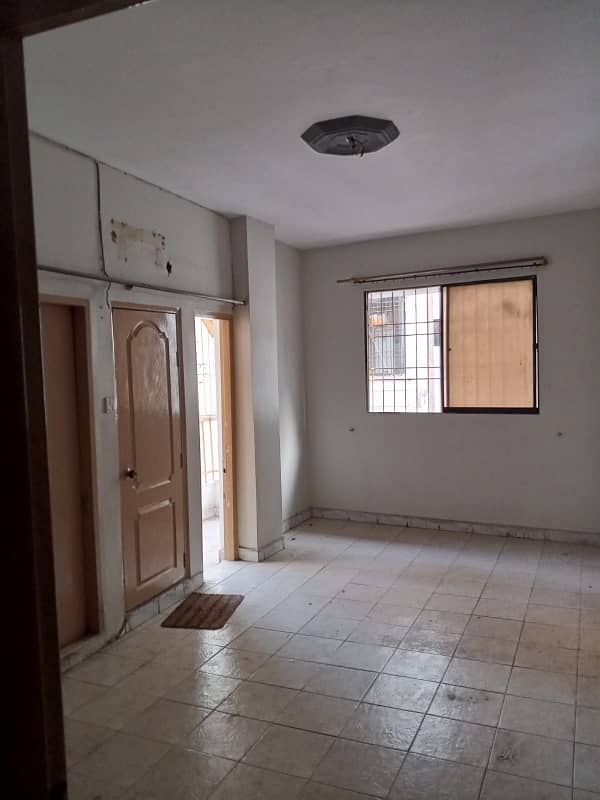 For Sale 2 Bed 1 Drawing 1 Lounge 1050 Sq Fit 3rd Floor Corner Flat Both Side Windows Both Side Gallery West Ppen Car Carking/Security Guard on Gate no Loadshadding 24 Hours Sweet Water For Contact 03333659396 6