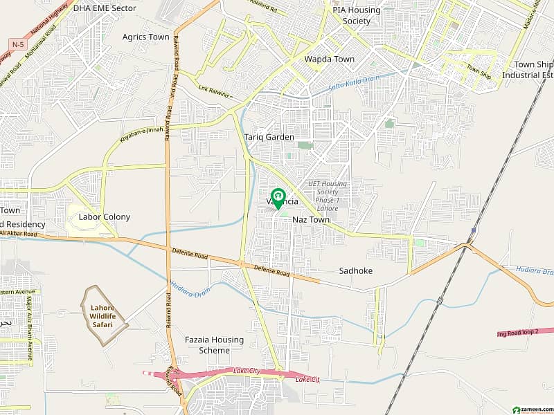 10 MARLA COMMERCIAL PLOT AVAILABLE FOR SALE SITUATED AT MIAN DEFANCE ROAD VALENCIA TOWN LAHORE 0