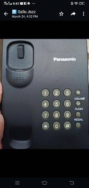 PANASONIC S500 TELEPHONE SET CONTACT 03212123558 4