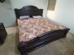 Bed With matress and Dressing table