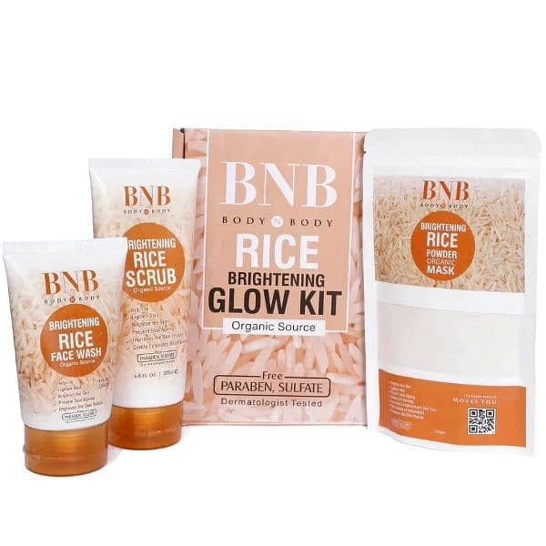 BnB Rice Skin Care Kit On big sale 1