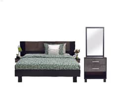 Habbit Novak - Bed With Sides & Dresser