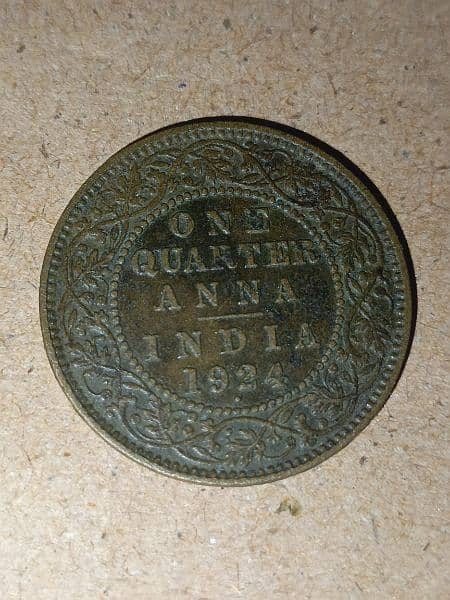 1 Quarter Anna india George V king emperor 3