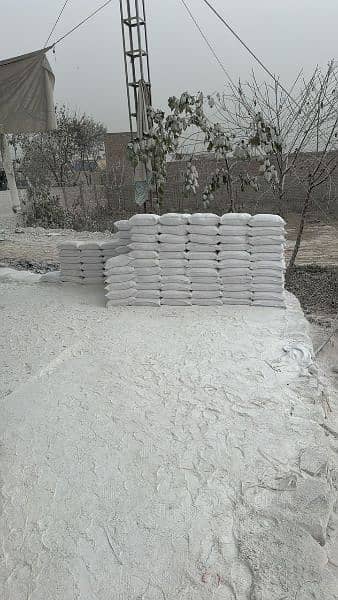 calcium carbonate and subston powder 0