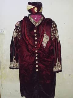 Sherwani For Sale (One Time Used)