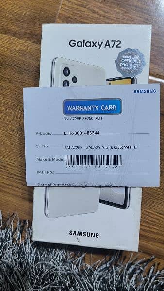 Samsung Galaxy A72 256+8 (Officially PTA approved) 5