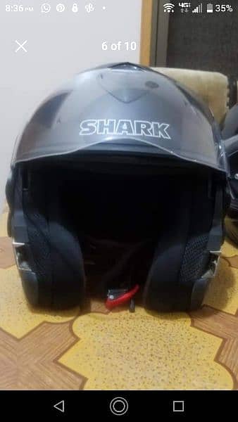 shark evoline 2 (mediume size) helmet for sale in good condition 4