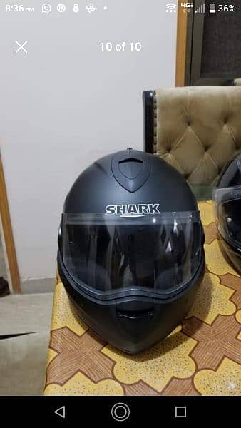 shark evoline 2 (mediume size) helmet for sale in good condition 7