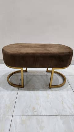 2 seater stool with steel stand