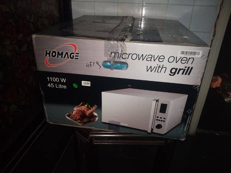 HOMAG microwave oven with grill 1100w 45 litre 2