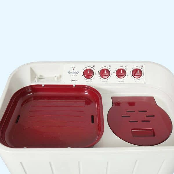 super aisa brand new washing and dry machine sa-244 4