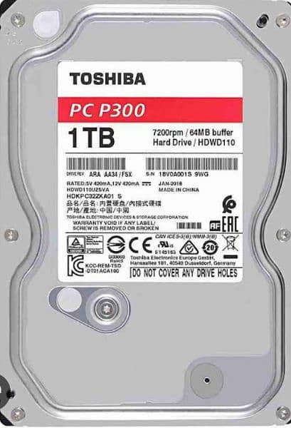 Toshiba 1tb hard drive urgent sale 0