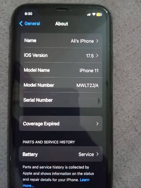 iphone11 64GB PTA Approved Black color 4