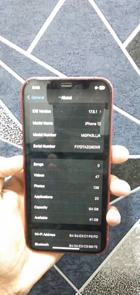 Iphone 12 jv waterproof set all ok  4 month sim working 7