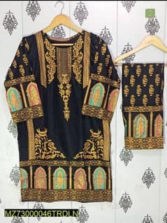 Fabric: Linen
•  Product Type: Suit
•  Pattern: Printed