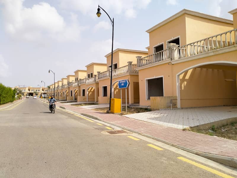 Precinct 35,sports city 4bedroom villa, road 16,west open,with key available for sale in Bahria Town Karachi 10