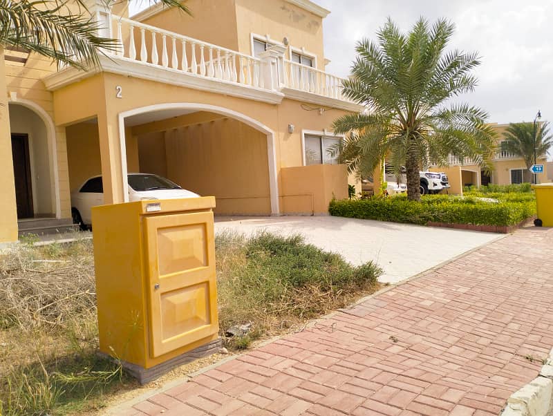 Precinct 35,sports city 4bedroom villa, road 16,west open,with key available for sale in Bahria Town Karachi 13
