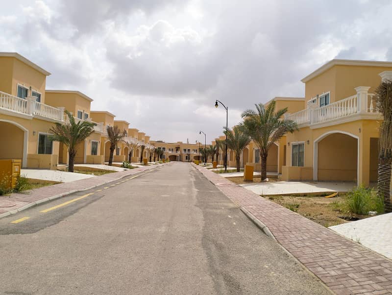 Precinct 35,sports city 4bedroom villa, road 16,west open,with key available for sale in Bahria Town Karachi 16
