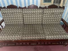5 seater sofa | 100% Sheesham | Molty Foam Seats
