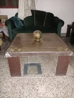 big centre table with two small side tables
