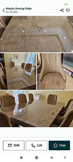 Dinning table 8 seater/ 6 seater dinning table/cansole table 0