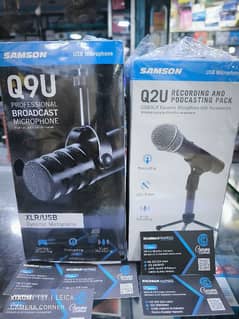 Samson Q2u and Samson Q9u best pro all rounder mic